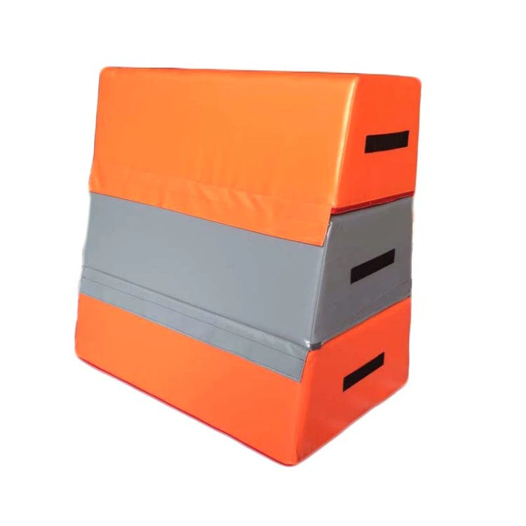 Pehmeä kolmiosainen nelikulmainen hyppylaatikko